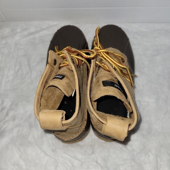 Cabela's Men's "Steel Shank" Leather Upper Duck Work Boots Men's Size 10 - Picture 8 of 12